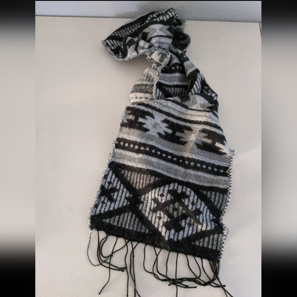 Women's Winter Warm Scarf Southwestern Rodeo Equestrian Outdoor Ski Resort